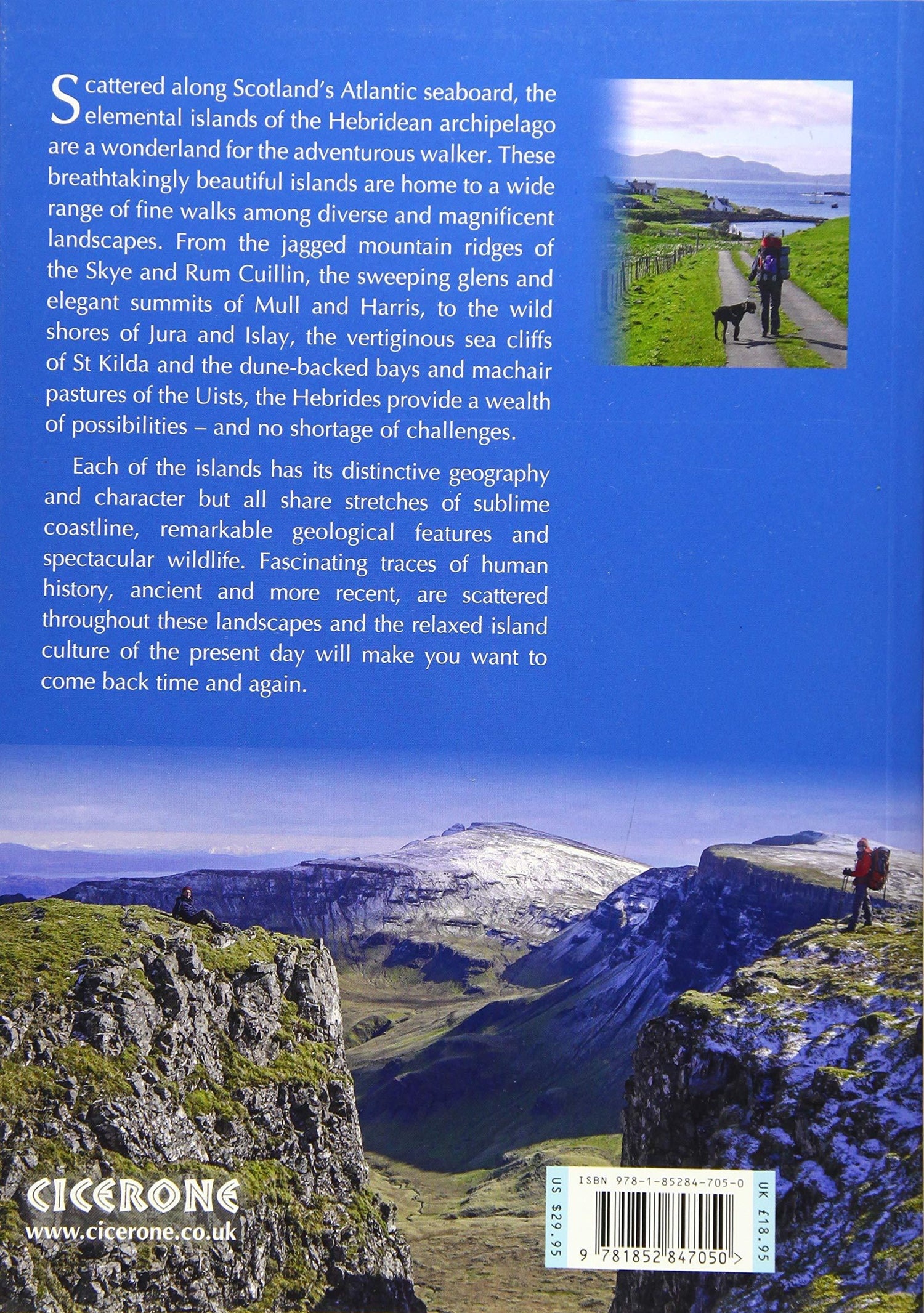 Guide de randonnées (en anglais) - The Hebrides : 50 walking & backpacking routes | Cicerone guide de randonnée Cicerone 