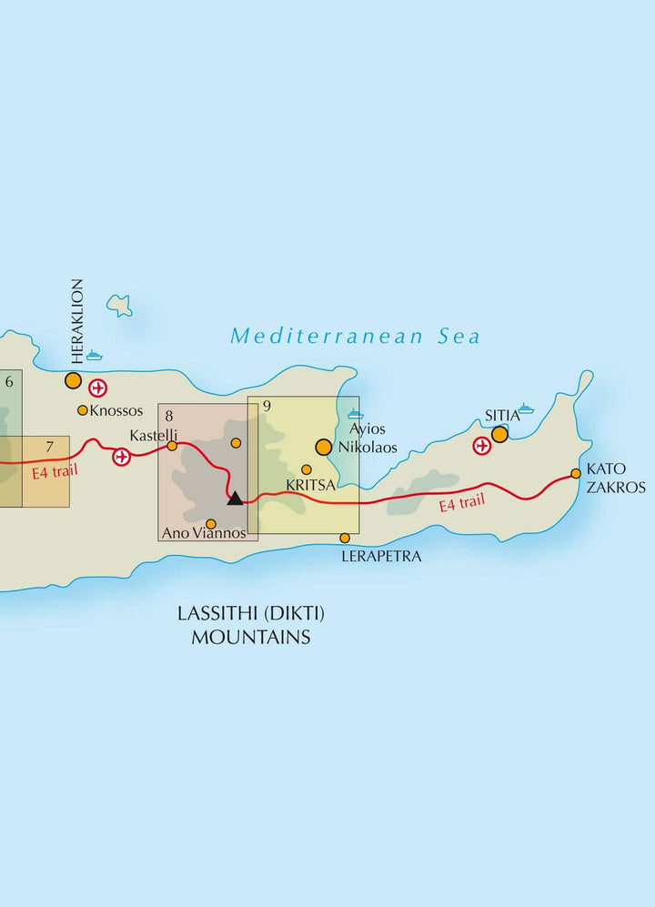 Guide de randonnées (en anglais) - The High Mountains of Crete | Cicerone guide de randonnée Cicerone 