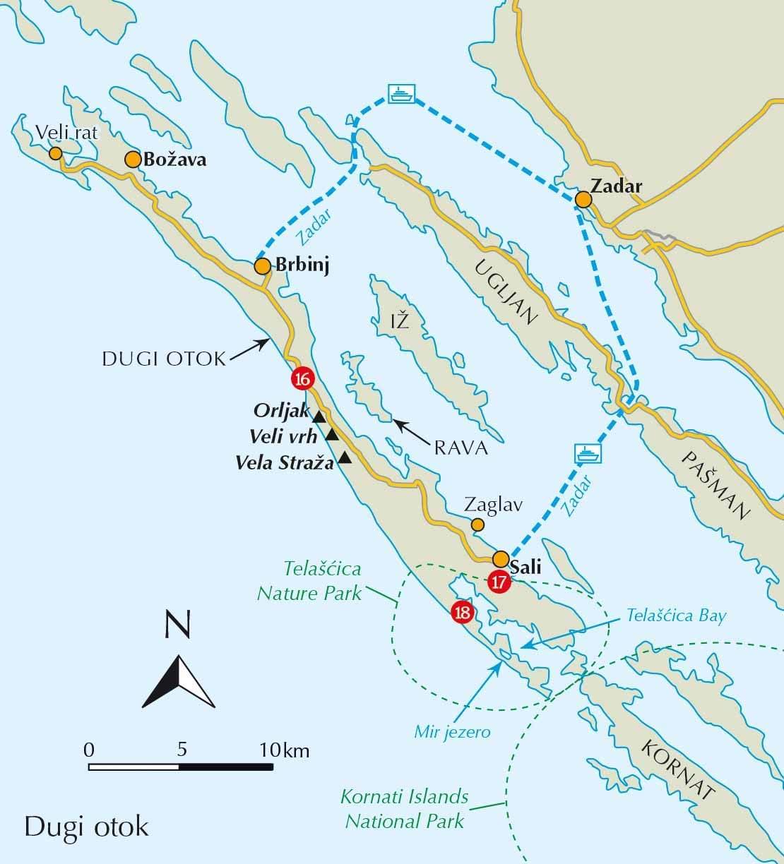 Guide de randonnées (en anglais) - The Islands of Croatia : 30 Walks on 14 Adriatic Islands | Cicerone guide de randonnée Cicerone 