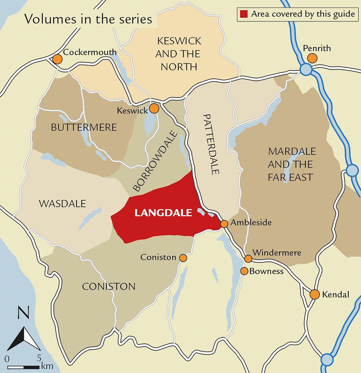 Guide de randonnées (en anglais) - The Lake District Fells - Langdale | Cicerone guide de randonnée Cicerone 