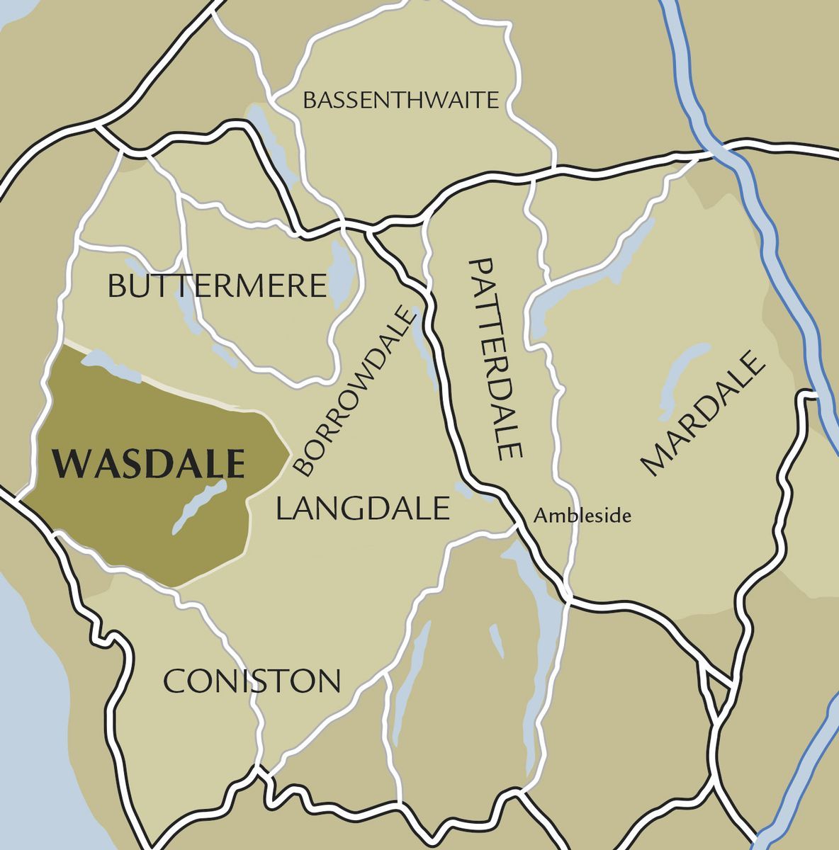 Guide de randonnées (en anglais) - The Lake District Fells - Wasdale | Cicerone guide de randonnée Cicerone 