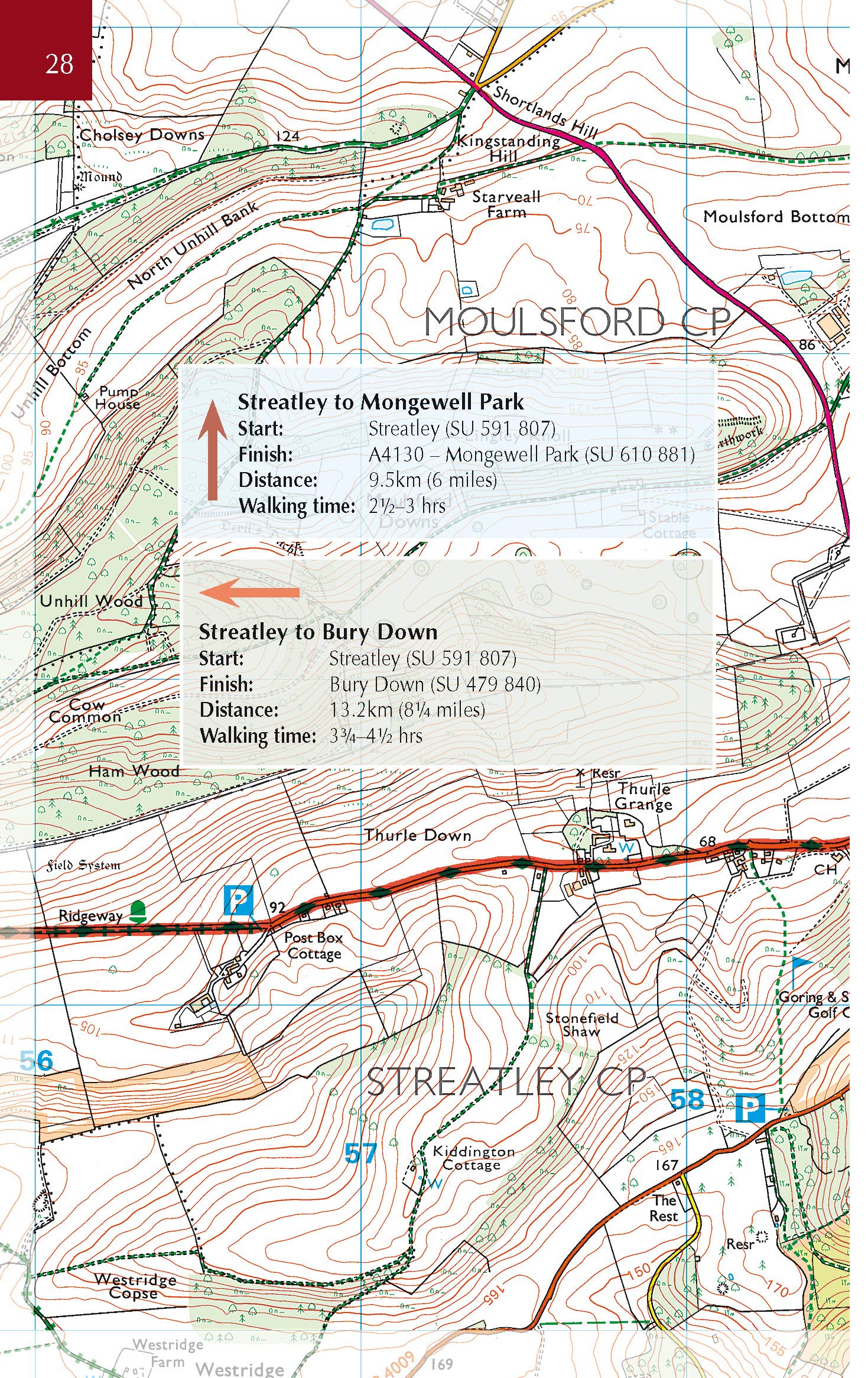 Guide de randonnées (en anglais) - The Ridgeway | Cicerone guide de randonnée Cicerone 