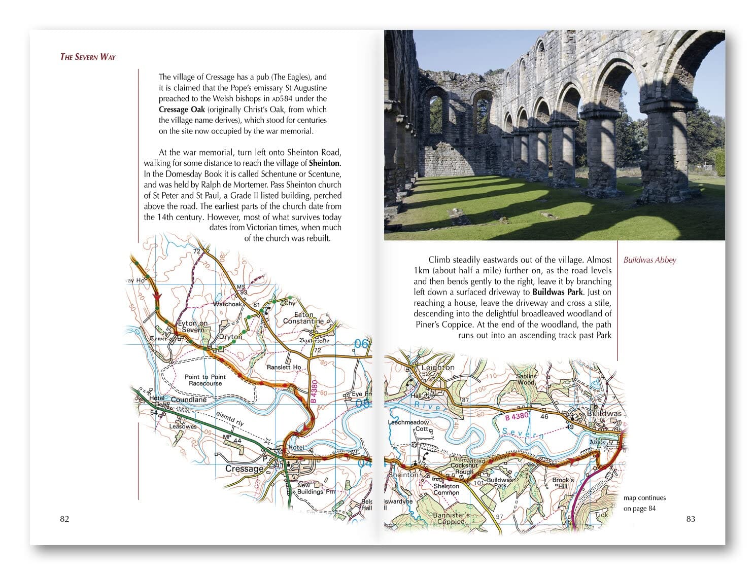 Guide de randonnées (en anglais) - The Severn way | Cicerone guide de randonnée Cicerone