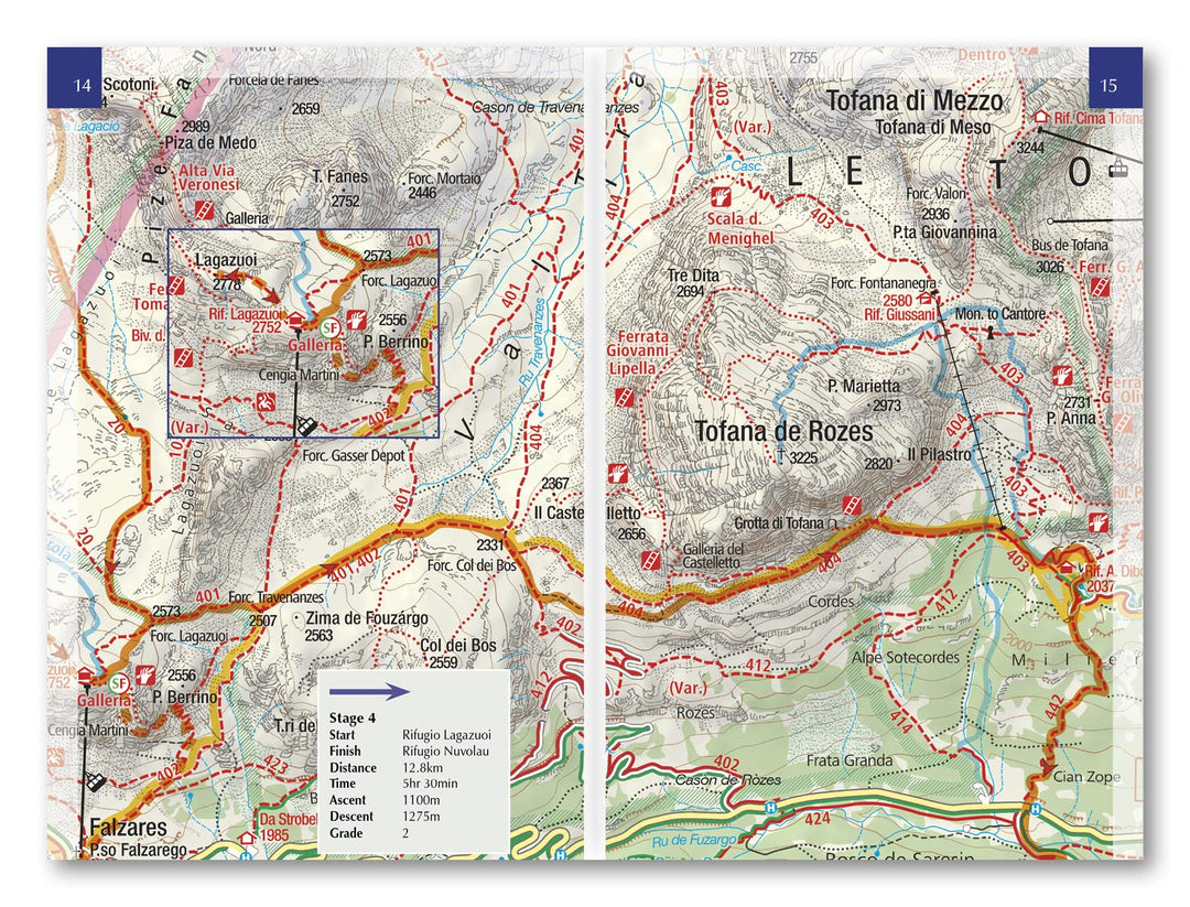 Guide de randonnées (en anglais) - Trekking in the dolomites - Alta via 1 | Cicerone guide de randonnée Cicerone 