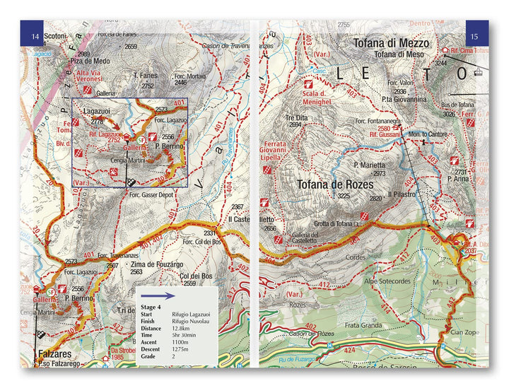 Guide de randonnées (en anglais) - Trekking in the dolomites - Alta via 1 | Cicerone guide de randonnée Cicerone 