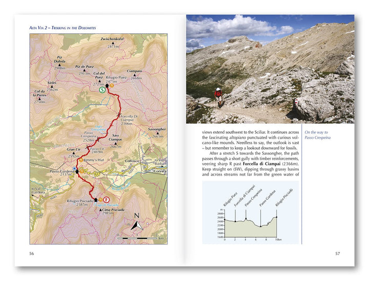 Guide de randonnées (en anglais) - Trekking in the dolomites - Alta via 2 | Cicerone guide de randonnée Cicerone 