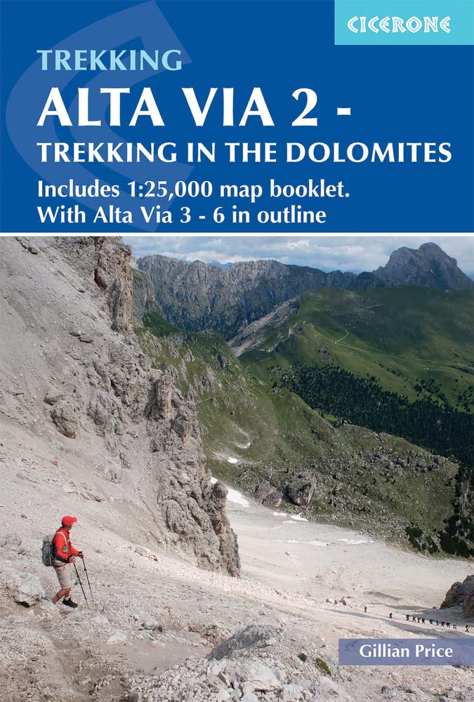 Guide de randonnées (en anglais) - Trekking in the dolomites - Alta via 2 | Cicerone guide de randonnée Cicerone 