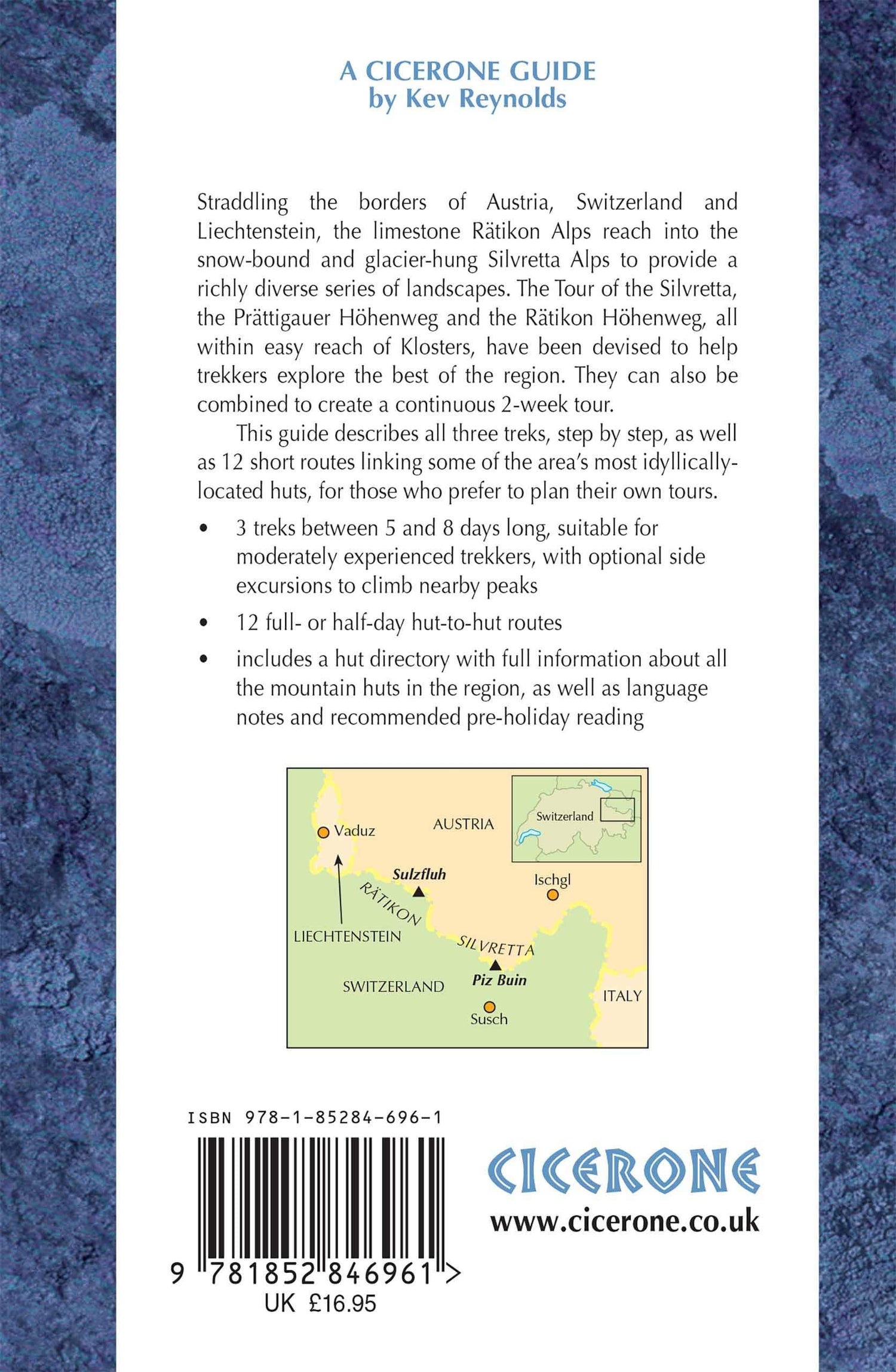 Guide de randonnées (en anglais) - Trekking in the Silvretta and Ratikon Alps | Cicerone guide de randonnée Cicerone 