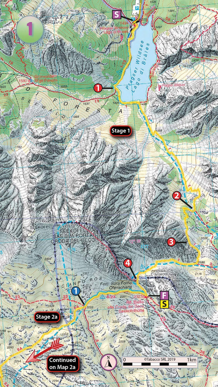 Guide de randonnées (en anglais) - Trekking the Dolomites AV1 | Knife Edge Outdoor guide de randonnée Knife Edge Outdoor 