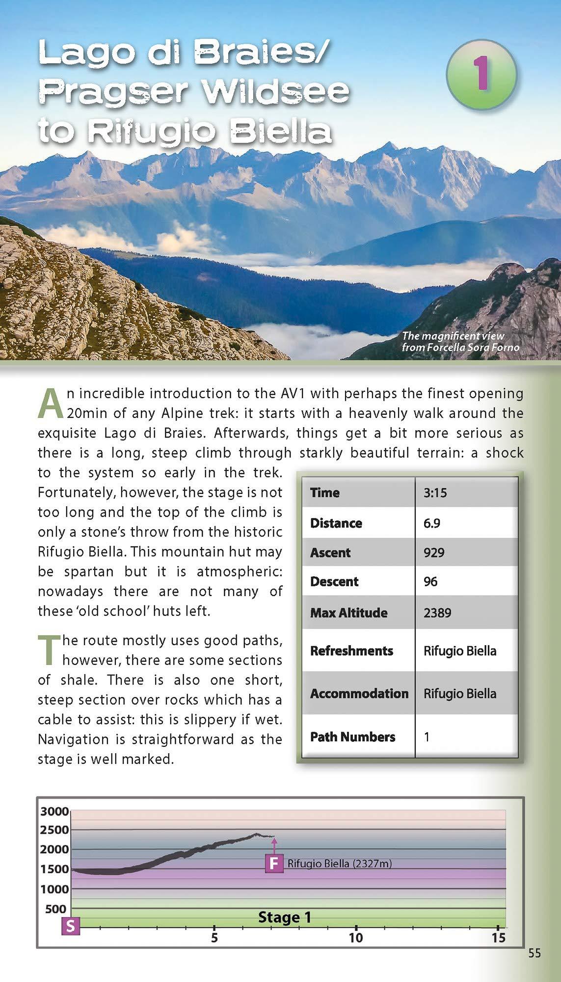 Guide de randonnée (en anglais) - Trekking the Dolomites AV1 | Knife Edge Outdoor guide de randonnée Knife Edge Outdoor