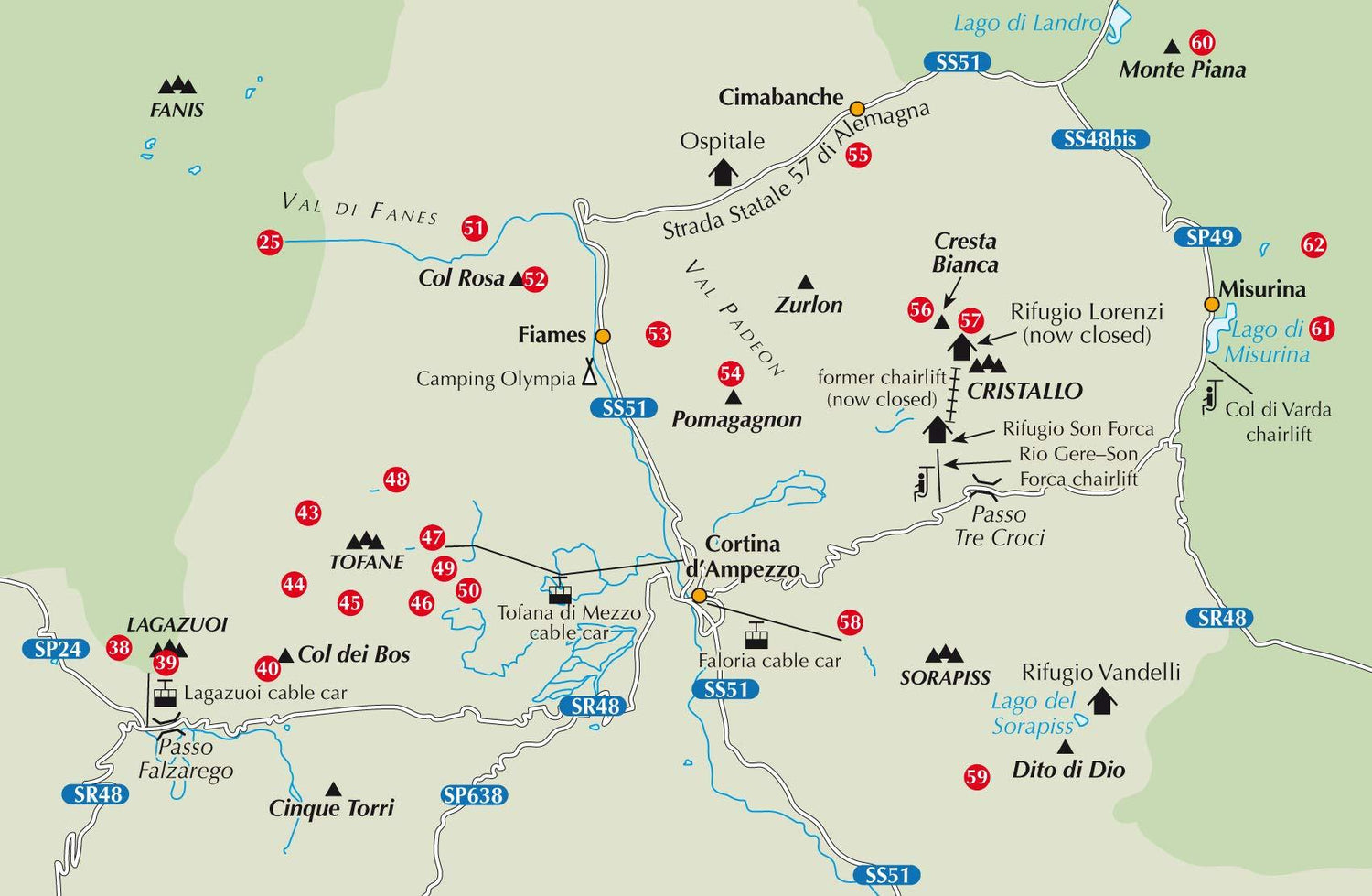 Guide de randonnées (en anglais) - Via Ferratas of the Italian Dolomites, Vol. 1: 75 routes - north, central and east ranges | Cicerone guide de randonnée Cicerone 