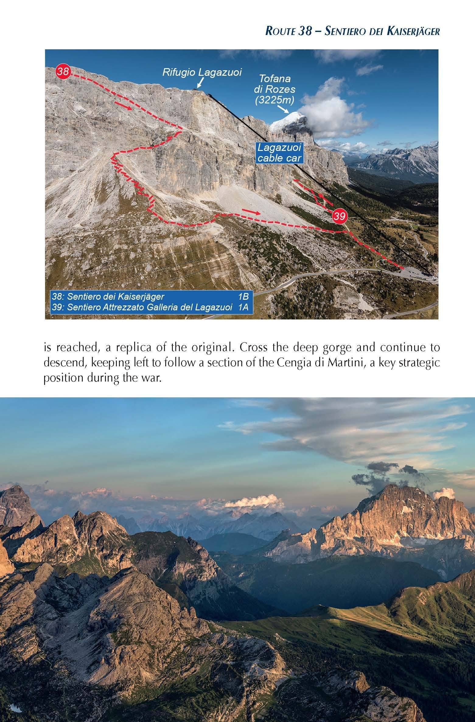 Hiking guide (in English) - Via Ferratas of the Italian Dolomites