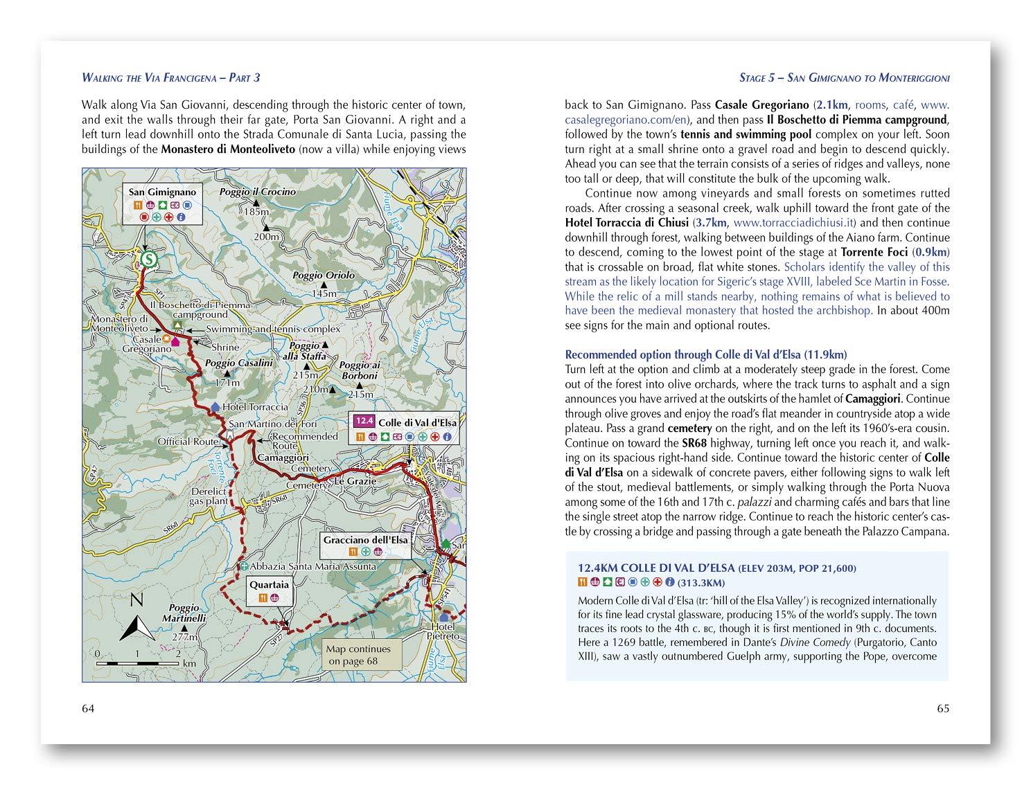 Guide de randonnées (en anglais) - Via Francigena : Lucca to Rome, Part 3 | Cicerone guide de randonnée Cicerone 