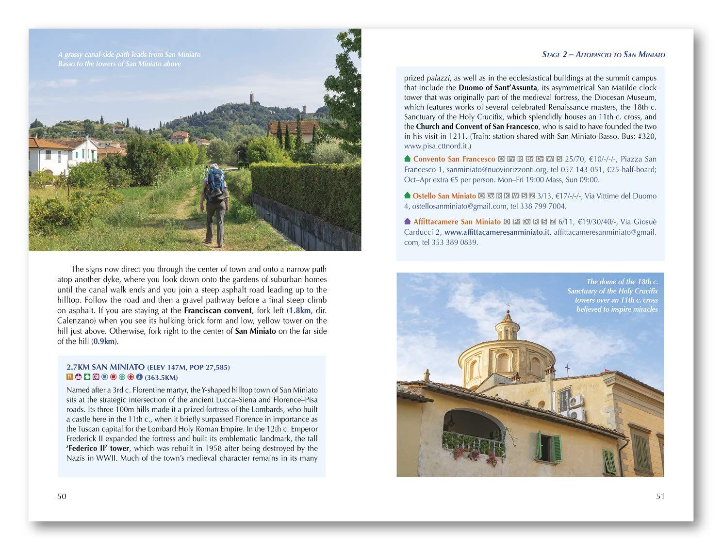 Guide de randonnées (en anglais) - Via Francigena : Lucca to Rome, Part 3 | Cicerone guide de randonnée Cicerone 