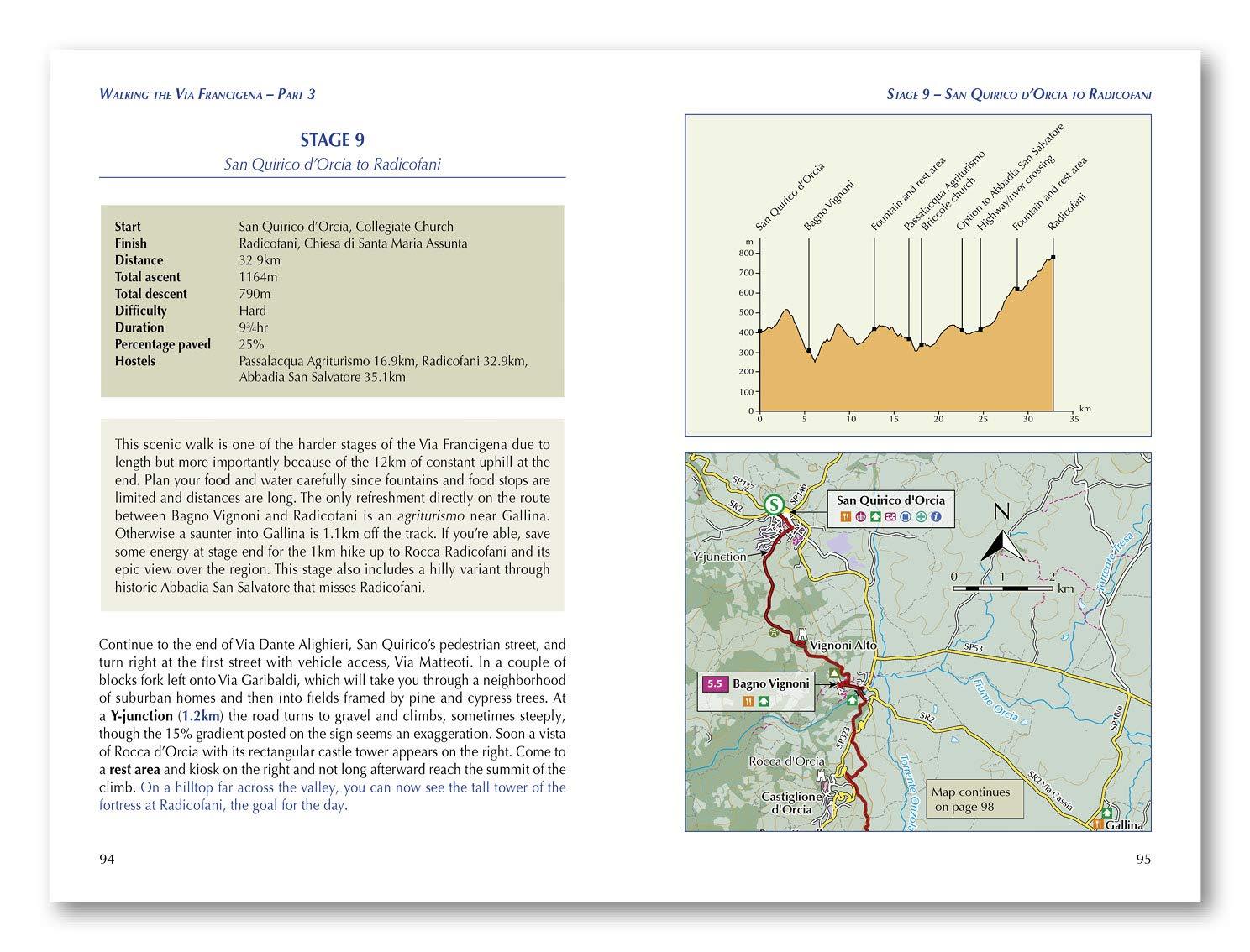 Guide de randonnées (en anglais) - Via Francigena : Lucca to Rome, Part 3 | Cicerone guide de randonnée Cicerone 