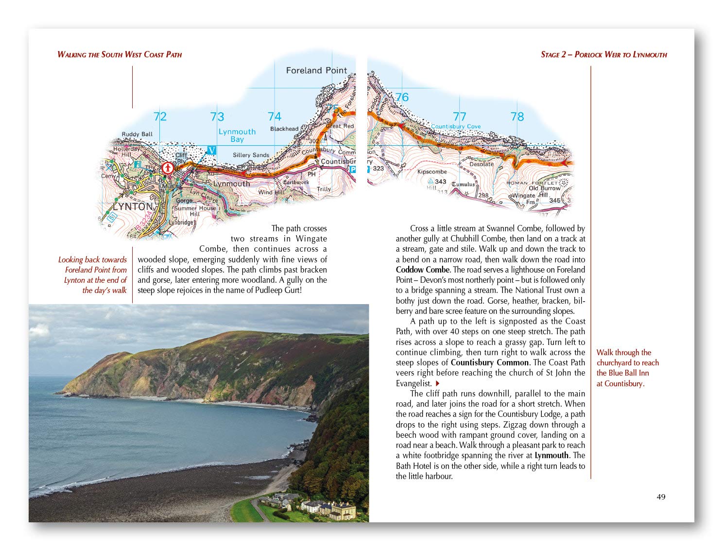 Guide de randonnées (en anglais) - Walking the South West Coast Path: National Trail from Minehead to South Haven Point | Cicerone guide de randonnée Cicerone 
