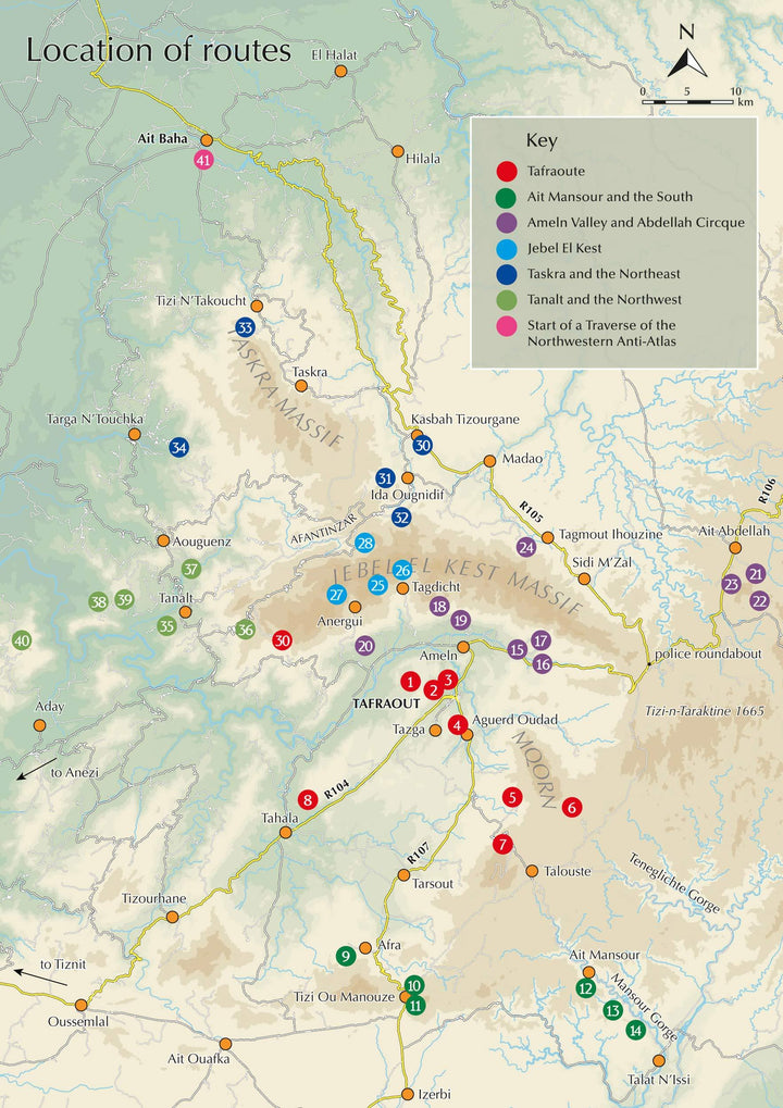 Guide de randonnées (en anglais) - Walks and Scrambles in the Moroccan Anti-atlas : 41 Routes Including Jebel El Kest | Cicerone guide de randonnée Cicerone 
