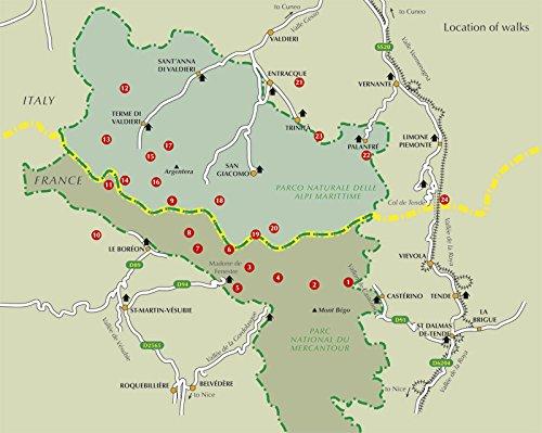 Guide de randonnées (en anglais) - Walks and Treks in the Maritime Alps: The Mercantour and Alpi Marittime Parks | Cicerone guide de randonnée Cicerone 