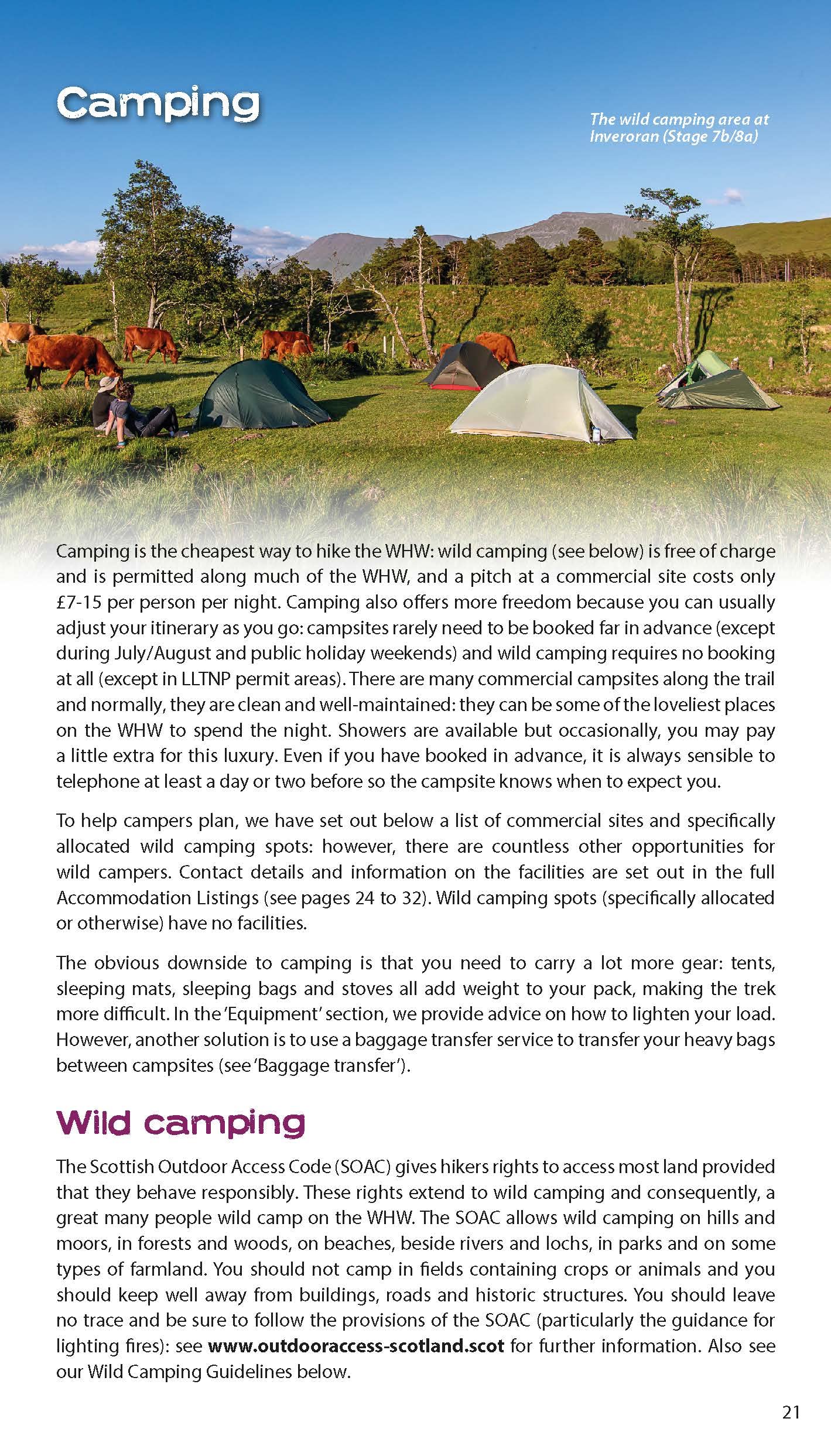 Guide de randonnée (en anglais) - West Highland Way | Knife Edge Outdoor guide de randonnée Knife Edge Outdoor