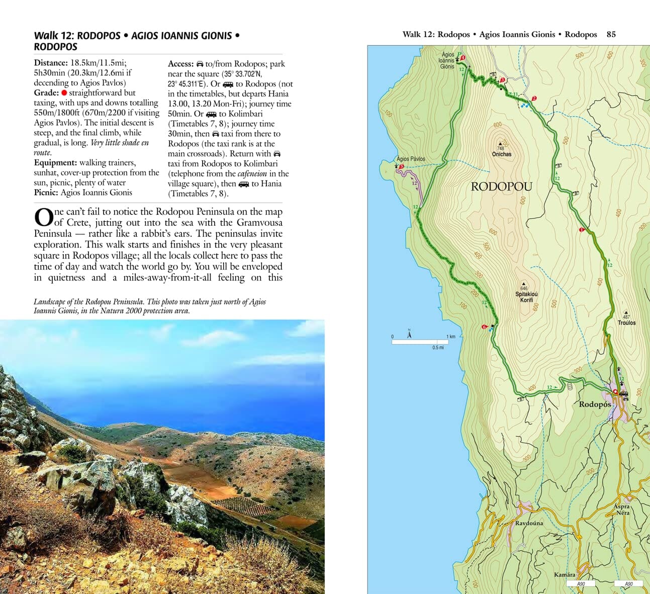 Guide de randonnées (en anglais) - Western Crete | Sunflower guide de randonnée Sunflower