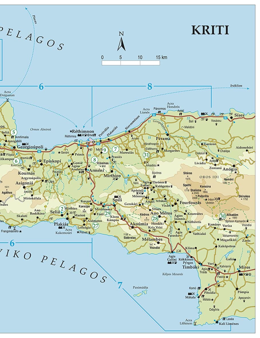 Guide de randonnées (en anglais) - Western Crete | Sunflower guide de randonnée Sunflower