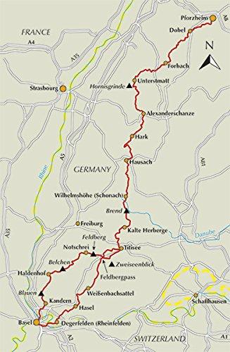Guide de randonnées (en anglais) - Westweg trekking through Germany's Black Forest | Cicerone guide de randonnée Cicerone 