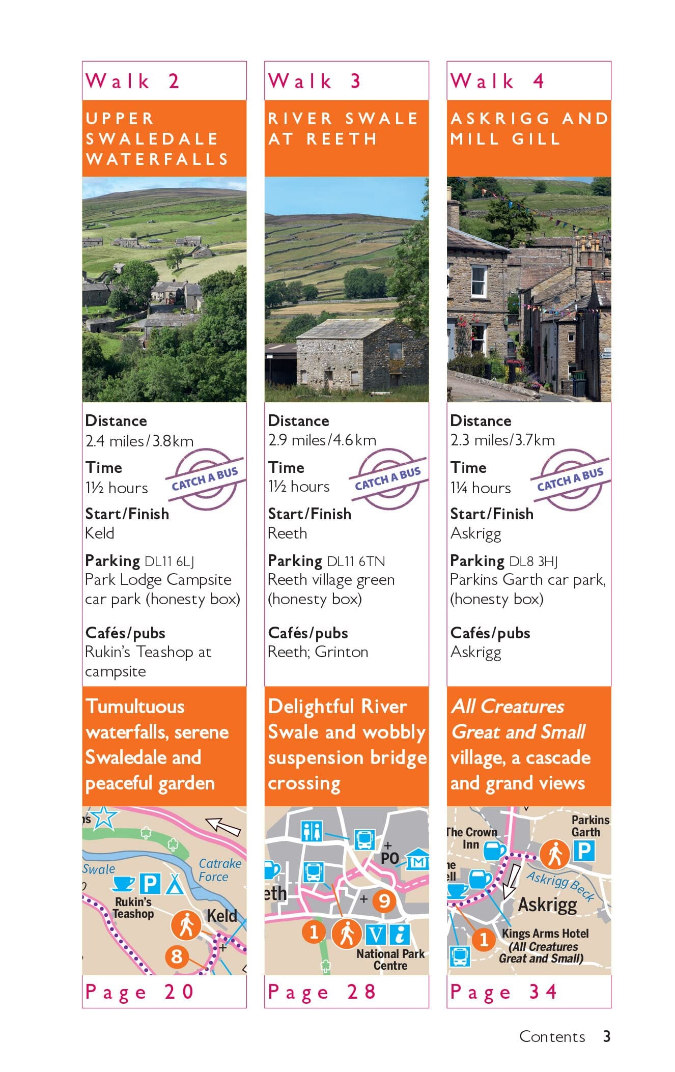 Guide de balades (en anglais) - Yorkshire Dales (Angleterre) | Ordnance Survey - Short Walks guide de randonnée Ordnance Survey