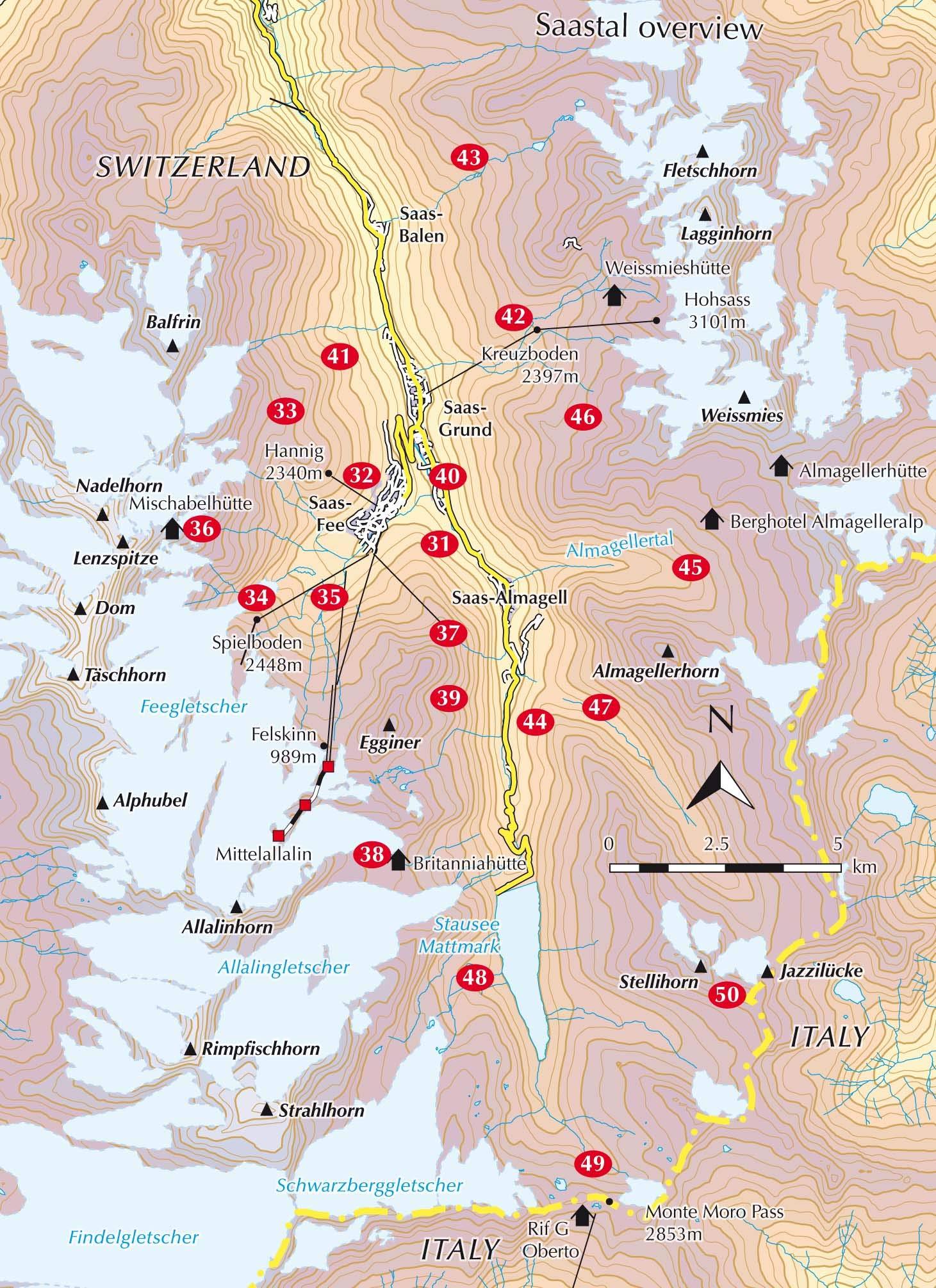 Guide de randonnées (en anglais) - Zermatt and Saas-Fee Walking | Cicerone guide de randonnée Cicerone 