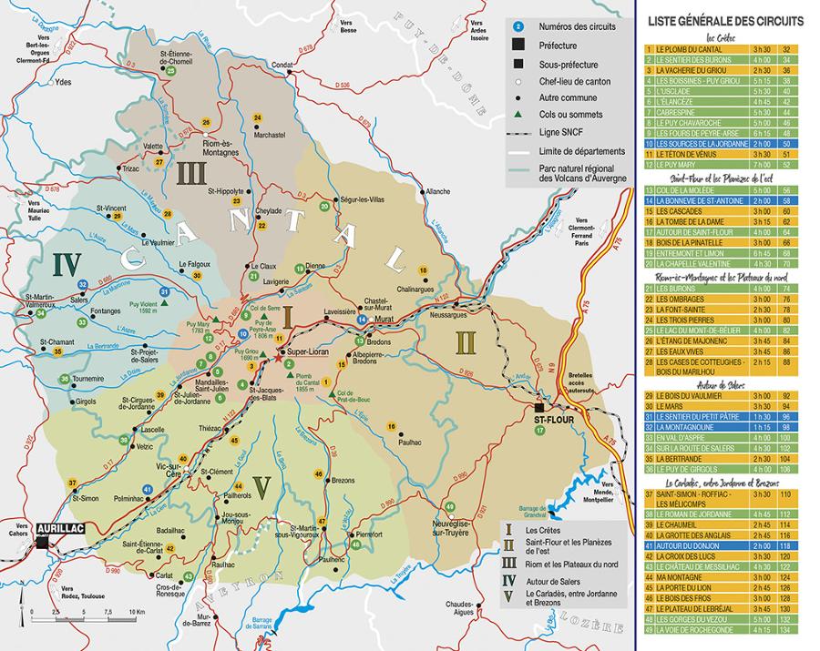Guide de randonnées - Volcan cantalien, à pied et VTT | Chamina guide de randonnée Chamina
