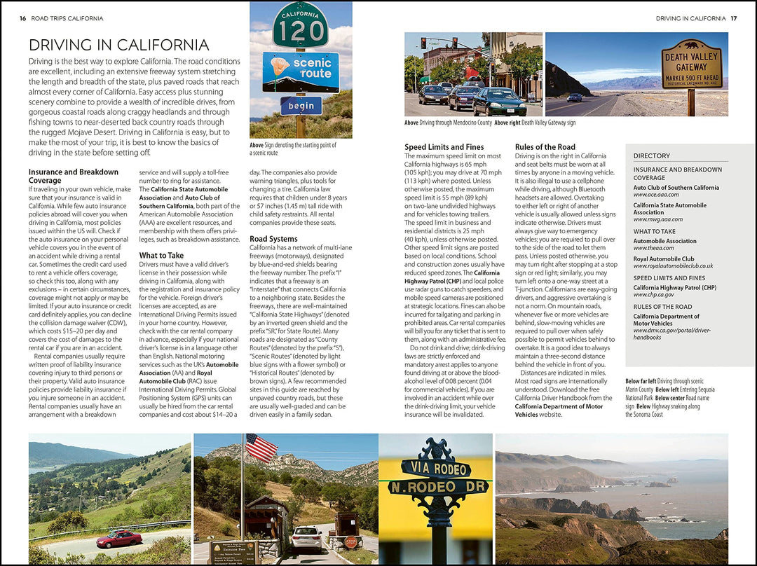 Guide de road trip (en anglais) - California | Eyewitness guide de voyage Eyewitness 