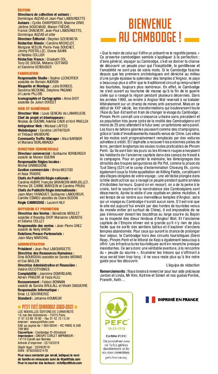 Guide de voyage - Cambodge 2024 | Petit Futé guide de voyage Petit Futé