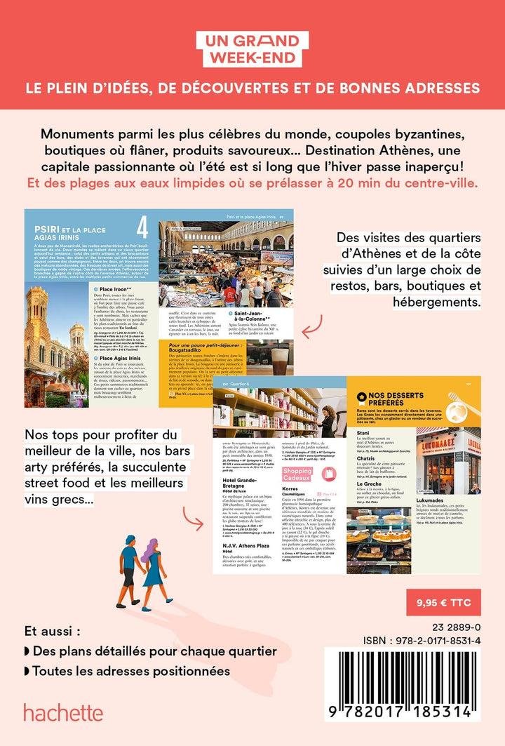 Guide de voyage de poche - Un Grand Week-end à Athènes | Hachette guide de conversation Hachette 