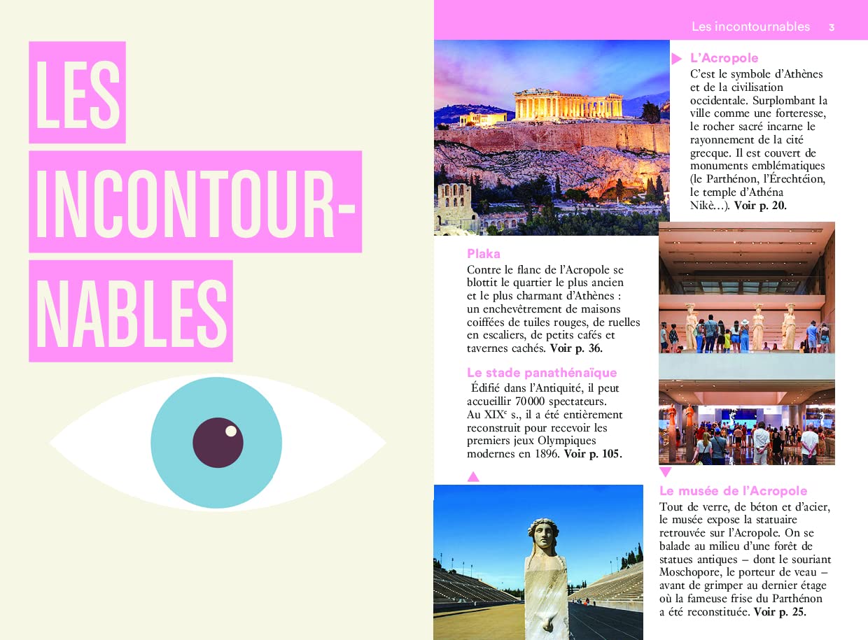 Guide de voyage de poche - Un Grand Week-end à Athènes - Édition 2023 | Hachette guide de voyage Hachette