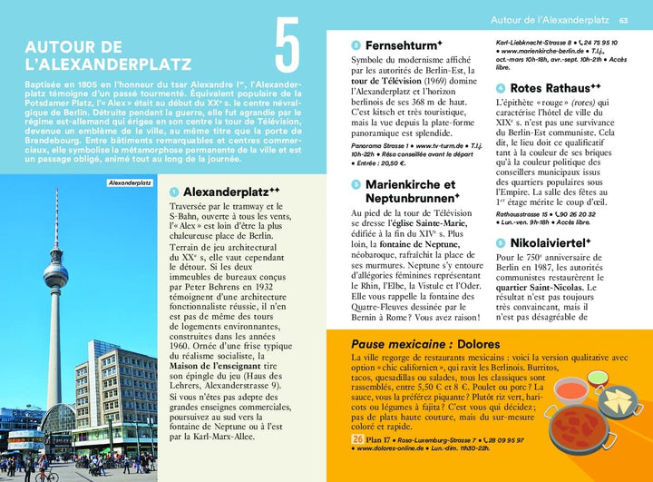 Guide de voyage de poche - Un Grand Week-end à Berlin | Hachette guide petit format Hachette 