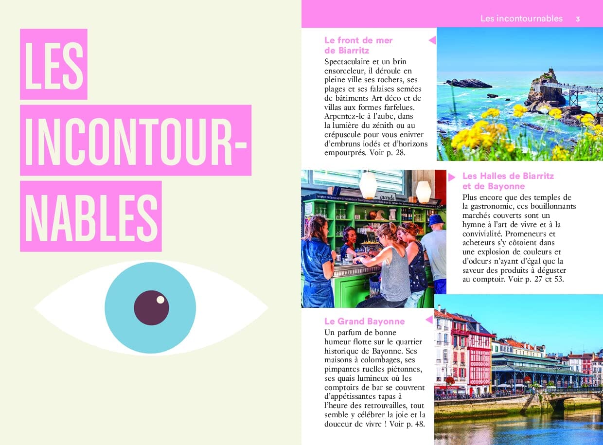 Guide de voyage de poche - Un Grand Week-end à Biarritz et le Pays Basque - Édition 2024 | Hachette guide de voyage Hachette