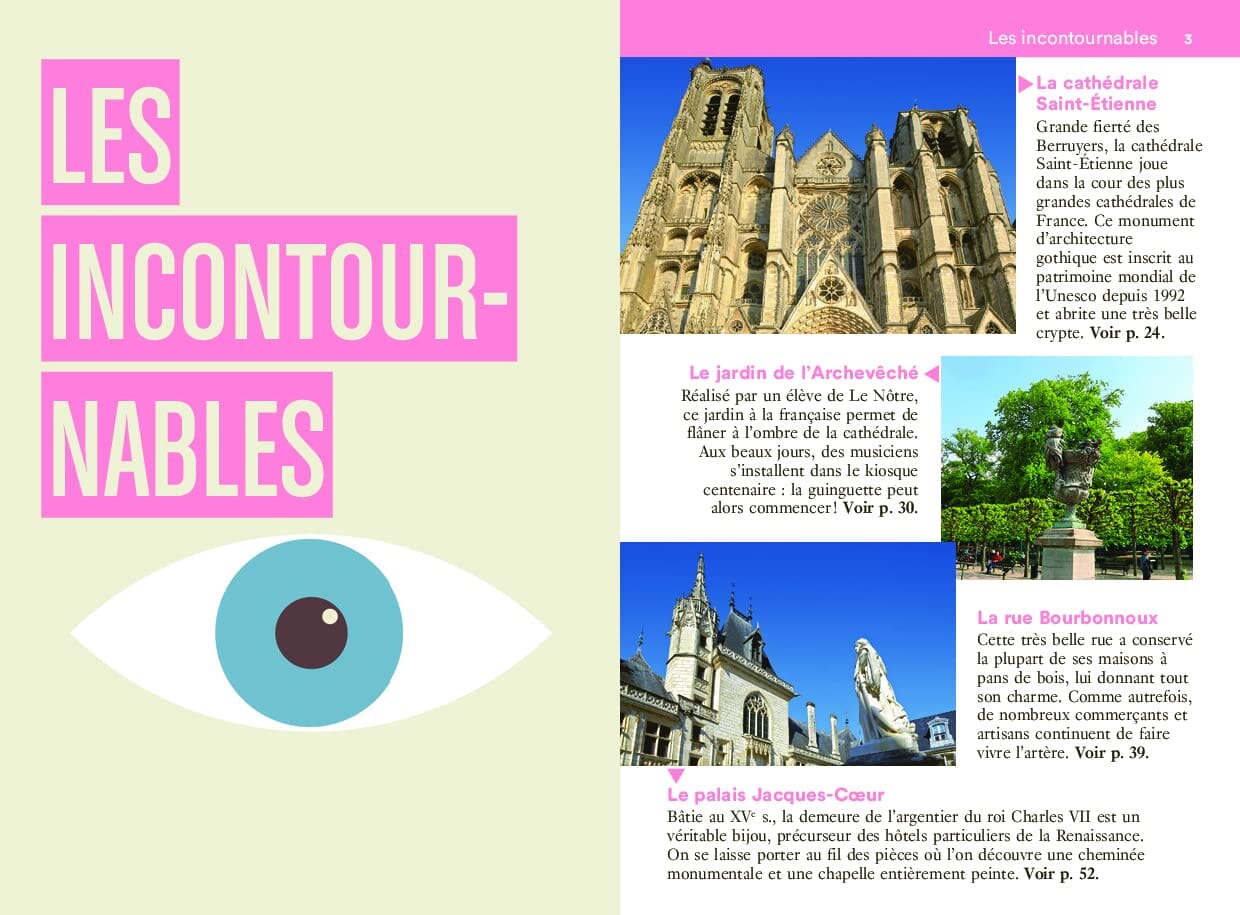 Guide de voyage de poche - Un Grand Week-end à Bourges - Édition 2023 | Hachette guide de voyage Hachette