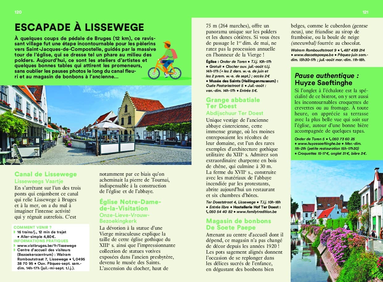 Guide de voyage de poche - Un Grand Week-end à Bruges, Ostende et env. - Édition 2023 | Hachette guide de voyage Hachette