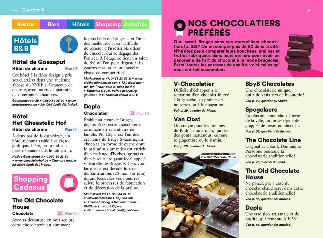 Guide de voyage de poche - Un Grand Week-end à Bruges, Ostende et env. - Édition 2023 | Hachette guide petit format Hachette 