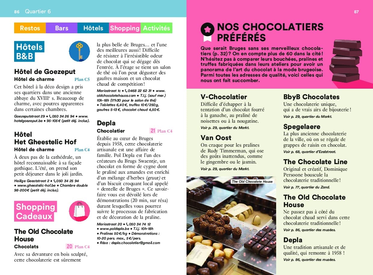 Guide de voyage de poche - Un Grand Week-end à Bruges, Ostende et env. - Édition 2023 | Hachette guide de voyage Hachette