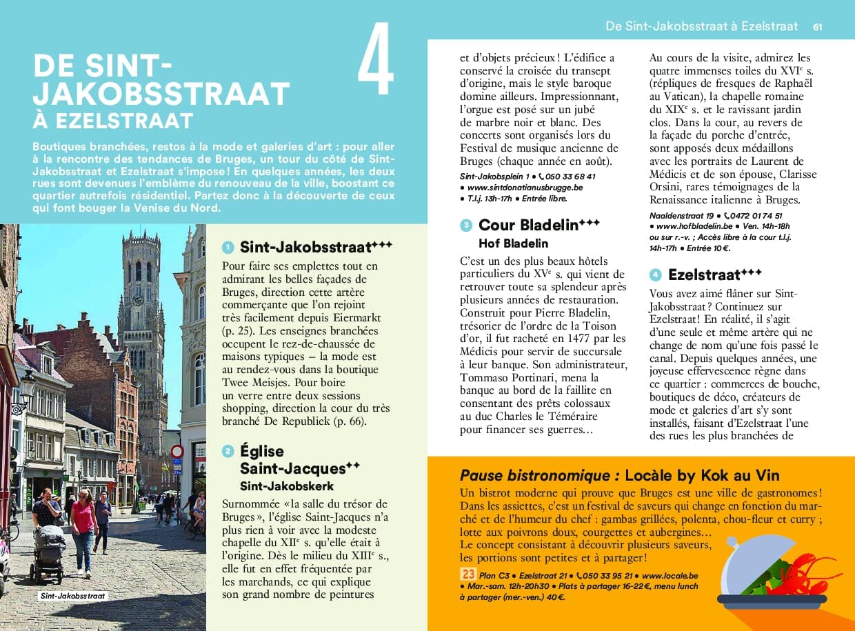 Guide de voyage de poche - Un Grand Week-end à Bruges, Ostende et env. - Édition 2023 | Hachette guide de voyage Hachette