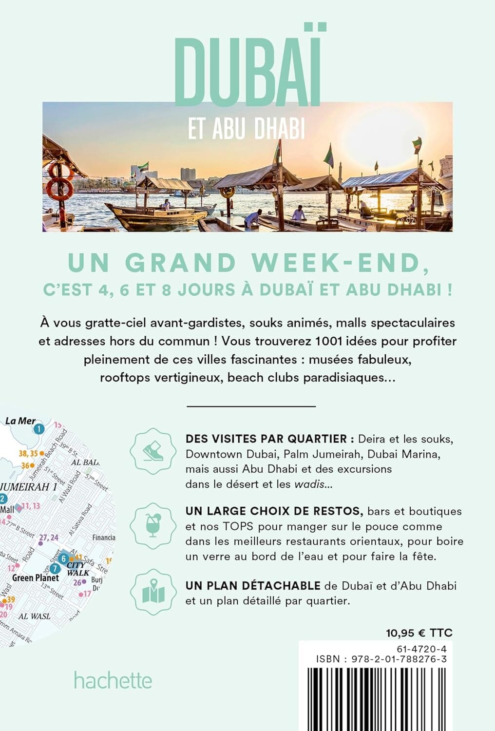 Guide de voyage de poche - Un Grand Week-end à Dubaï & Abu Dhabi - Édition 2023 | Hachette guide de voyage Hachette