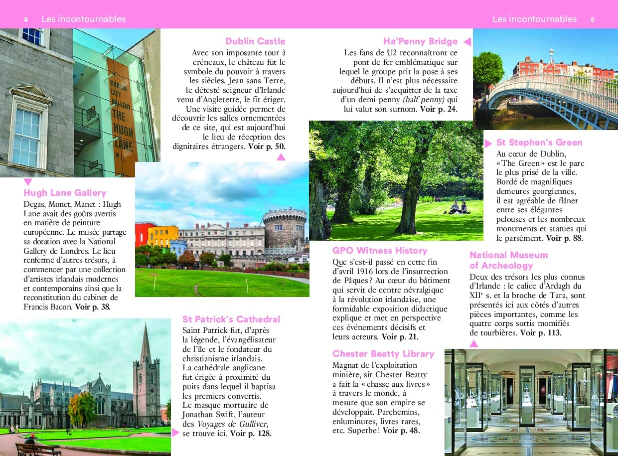 Guide de voyage de poche - Un Grand Week-end à Dublin - Édition 2023 | Hachette guide de voyage Hachette