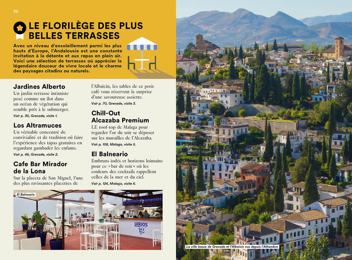 Guide de voyage de poche - Un Grand Week-end à Grenade et Malaga | Hachette guide de conversation Hachette 