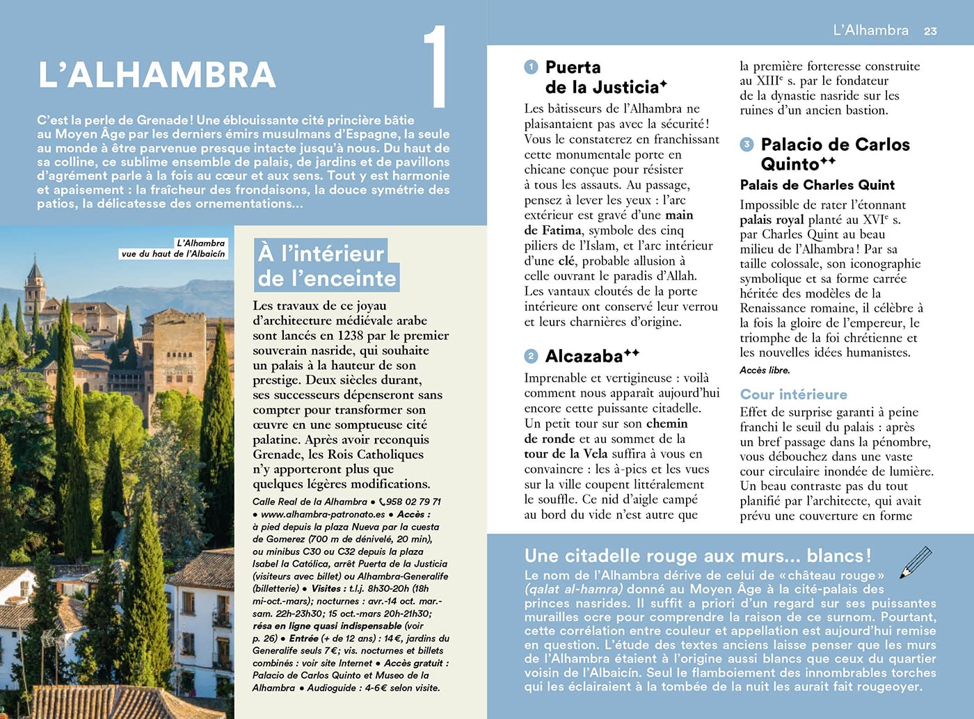 Guide de voyage de poche - Un Grand Week-end à Grenade et Malaga - Édition 2023 | Hachette guide de voyage Hachette