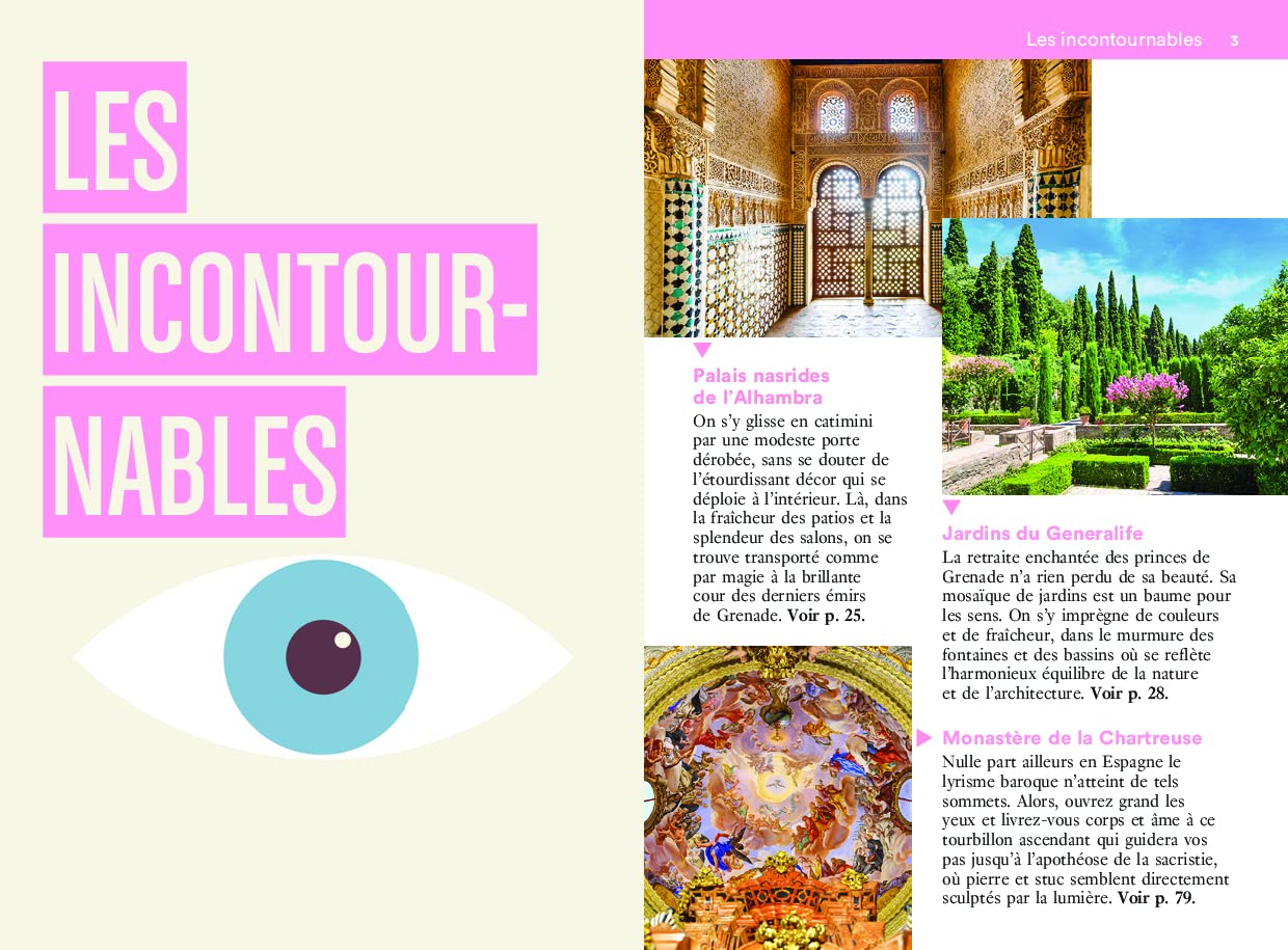 Guide de voyage de poche - Un Grand Week-end à Grenade et Malaga - Édition 2023 | Hachette guide de voyage Hachette