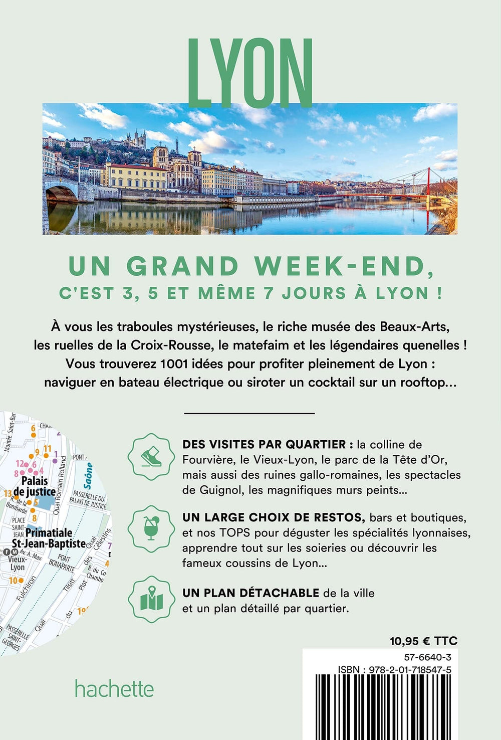 Guide de voyage de poche - Un Grand Week-end à Lyon | Hachette guide petit format Hachette 