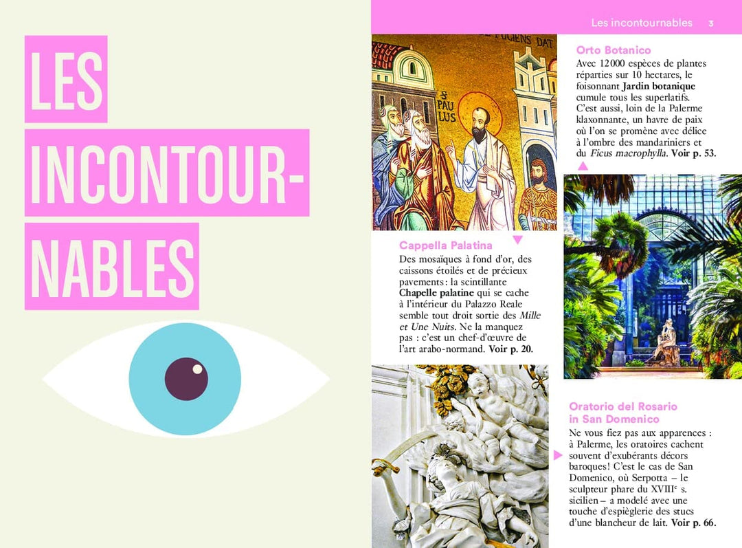 Guide de voyage de poche - Un Grand Week-end à Palerme - Édition 2023 | Hachette guide petit format Hachette 