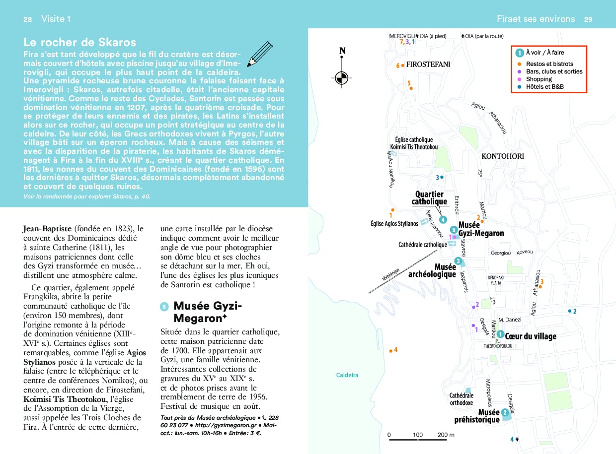 Guide de voyage de poche - Un Grand Week-end à Santorin, Anafi et Ios - Édition 2024 | Hachette guide de voyage Hachette