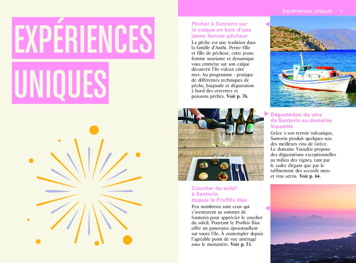 Guide de voyage de poche - Un Grand Week-end à Santorin, Anafi et Ios - Édition 2024 | Hachette guide de voyage Hachette
