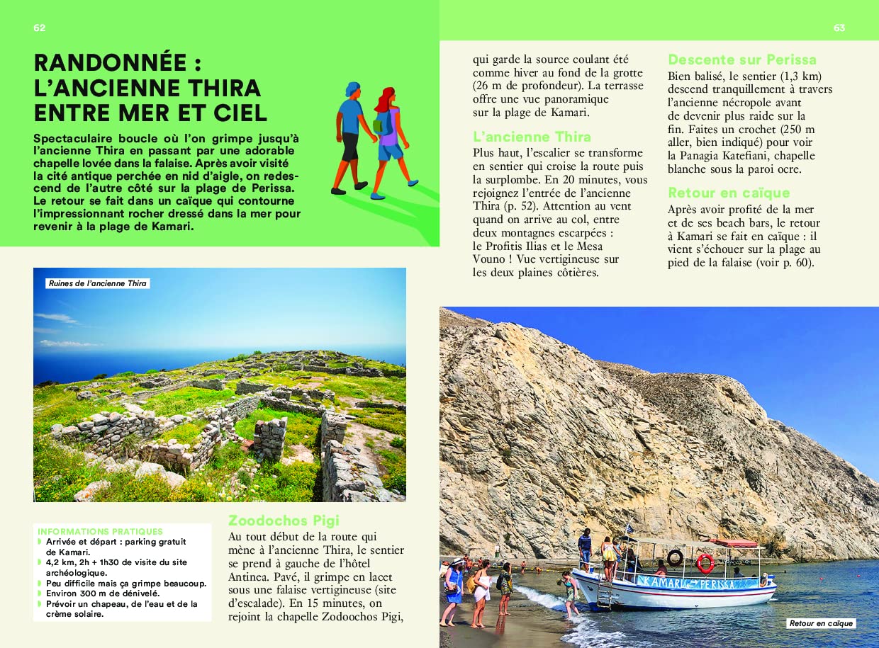 Guide de voyage de poche - Un Grand Week-end à Santorin, Anafi et Ios - Édition 2024 | Hachette guide de voyage Hachette